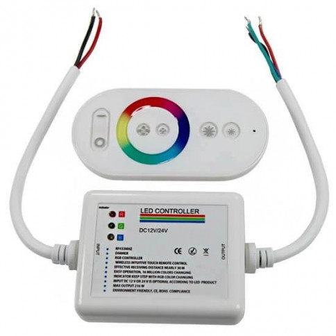 Boitier LED de contrôle RGB avec télécommande tactile RF