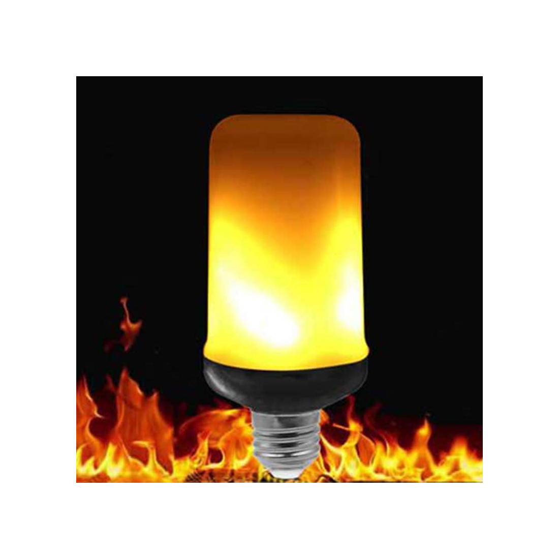 Ampoule décorative led feu / flamme E27 20 W blanc très chaud, LEXMAN