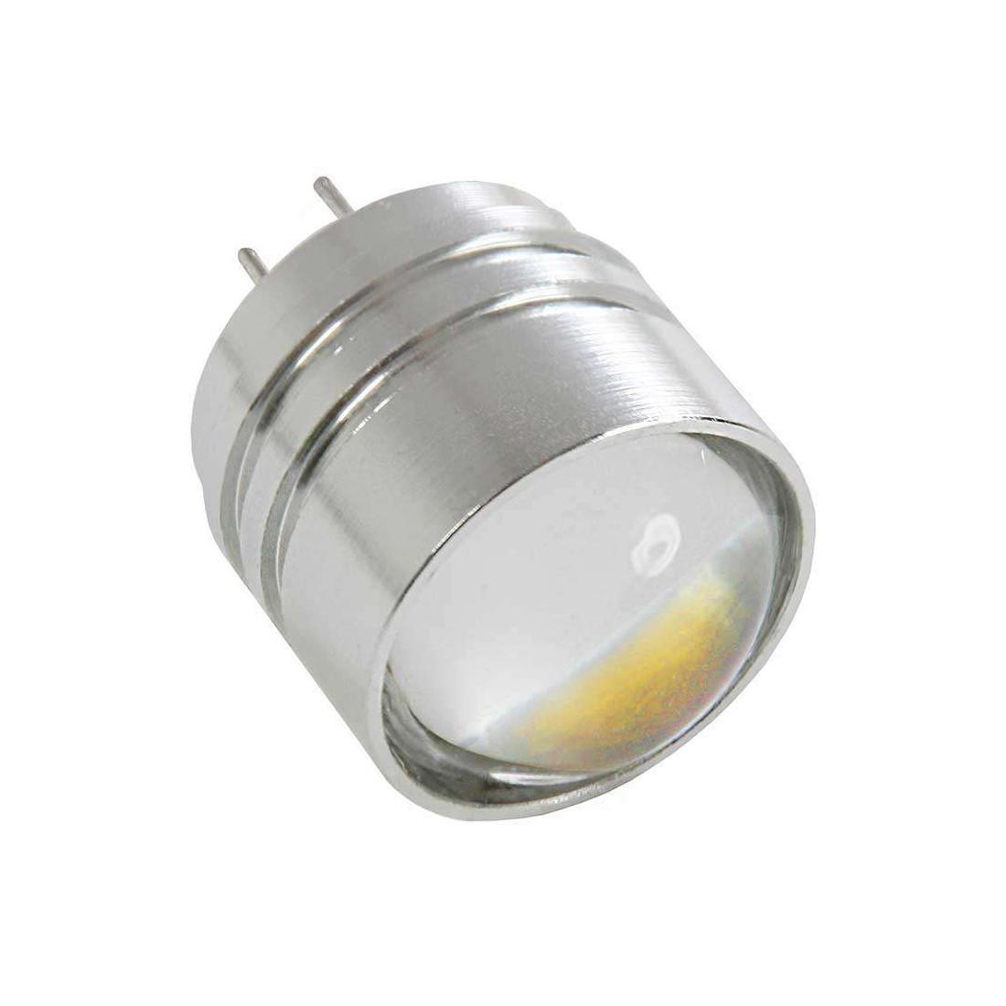 Ampoule LED sphérique 6 watts Ø A60 culot E27 - six filaments LED 12 à 48  Volts