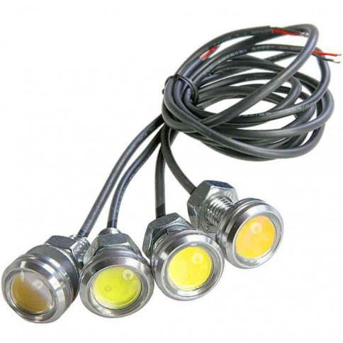 Mini lampe spot LED en 12 volts de 3 watts sur manchon filet