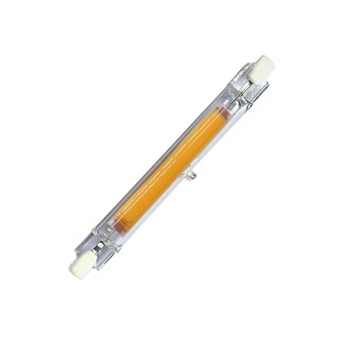 Ampoule LED R7s Ø13mm - LED linear COB dimmable * 78mm 5 watts