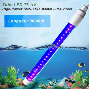 Réglette LED T8 lumineuse 600 mm - 230 volts Lidéa-LED