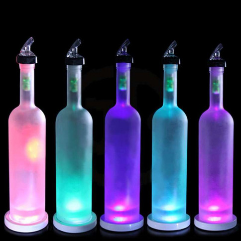 Kit 4 Panels LED éclairage de bouteille Ø 80mm 12 volts pour l'éclairage  couleur des bouteilles de bar