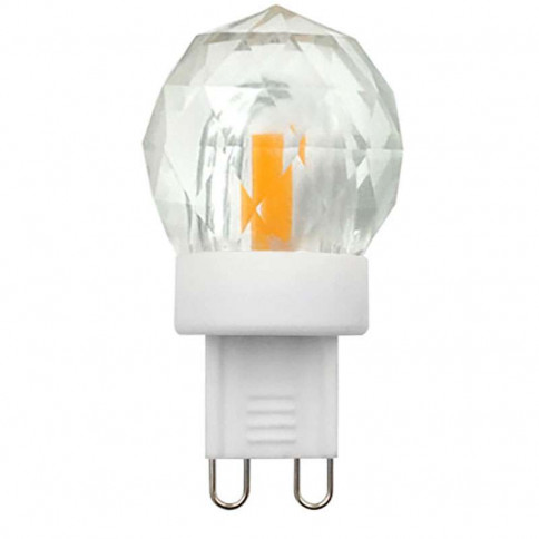 Ampoule LED Globe cristal à culot G9 puissance 1.5 watts en