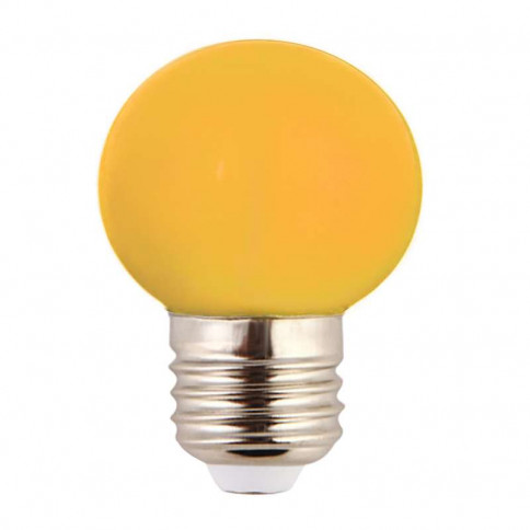 Ampoule LED sphérique G45 à culot E27 couleur d'éclairage jaune 230 volts 1  Watt