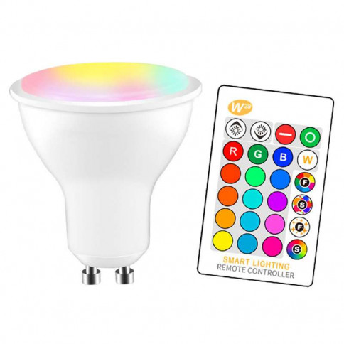 AMPOULE SPOT RGB avec télécommande. Ampoules multicolore, Ampoule RGB