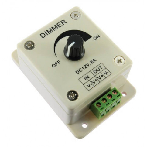 Dimmer LED pour ampoules et rubans LED 12V et 24V